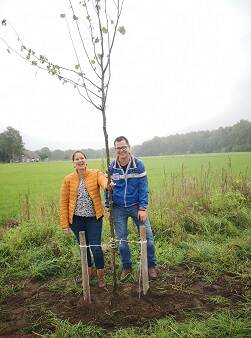 Sanne en Christian Klein koerkamp